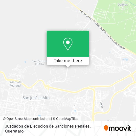 Juzgados de Ejecución de Sanciones Penales map