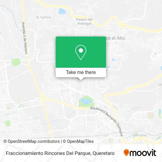 Mapa de Fraccionamiento Rincones Del Parque