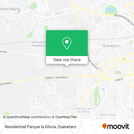 Residencial Parque la Gloria map