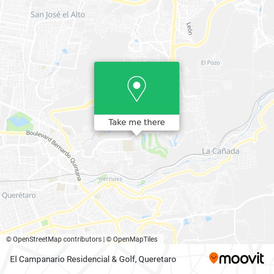 El Campanario Residencial & Golf map