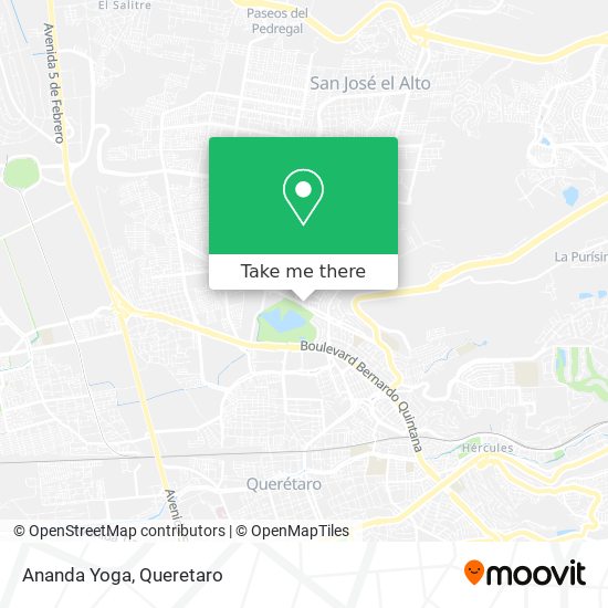 Ananda Yoga map