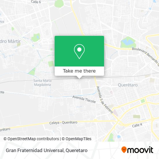Gran Fraternidad Universal map