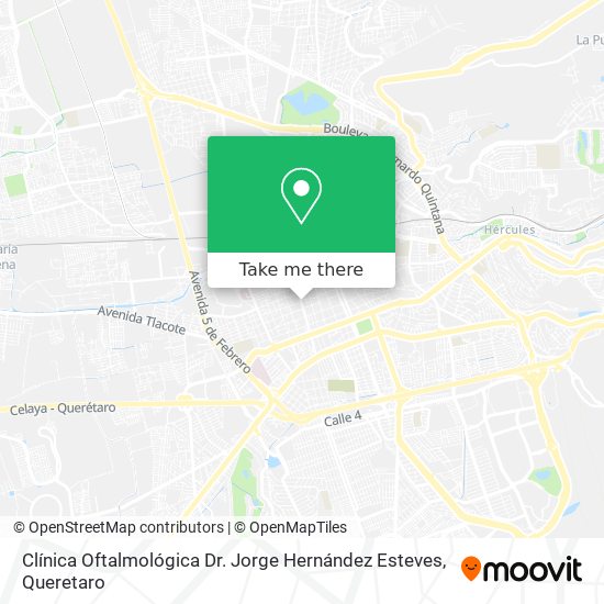 Mapa de Clínica Oftalmológica Dr. Jorge Hernández Esteves