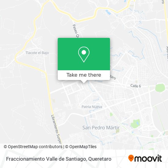 Mapa de Fraccionamiento Valle de Santiago