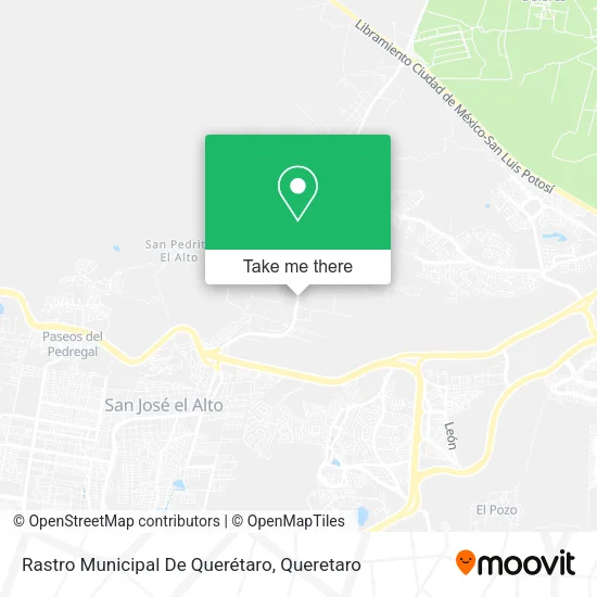 Mapa de Rastro Municipal De Querétaro