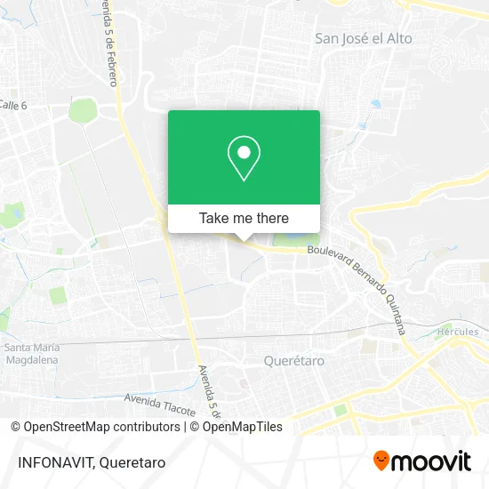 Mapa de INFONAVIT