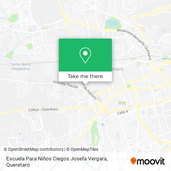 Escuela Para Niños Ciegos Josefa Vergara map