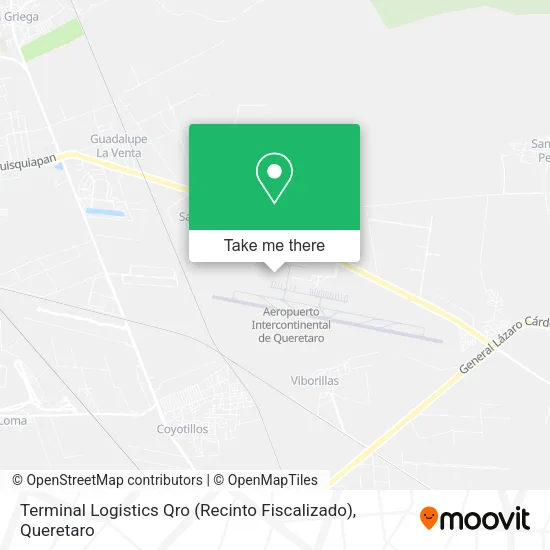 Mapa de Terminal Logistics Qro (Recinto Fiscalizado)