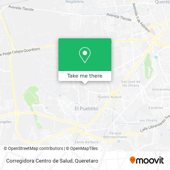 Mapa de Corregidora Centro de Salud