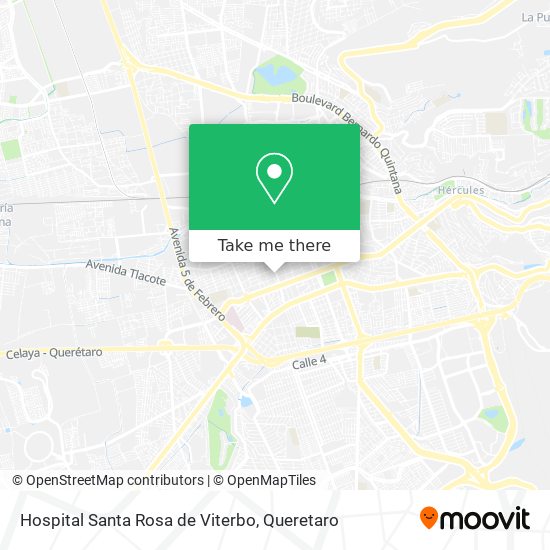 Hospital Santa Rosa de Viterbo map