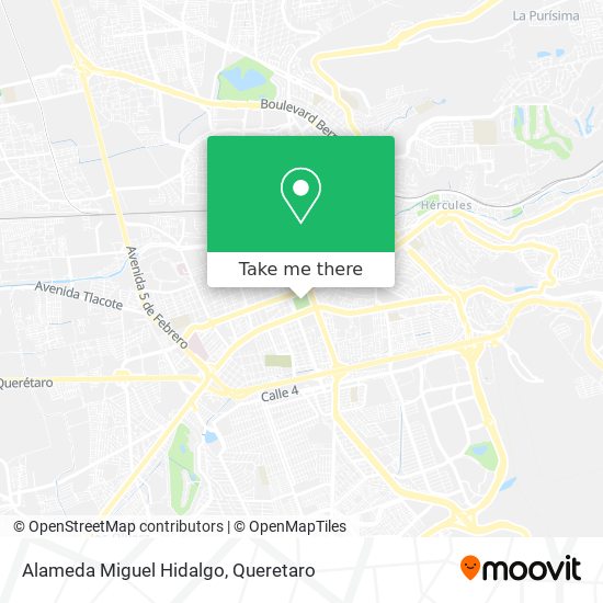 Alameda Miguel Hidalgo map