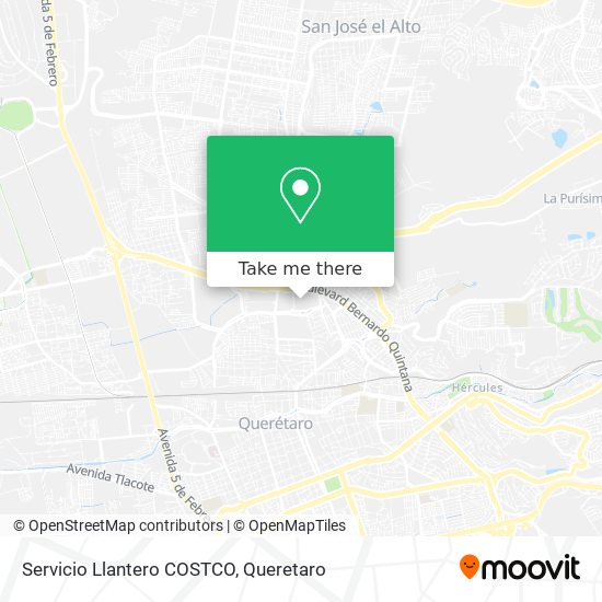 Servicio Llantero COSTCO map