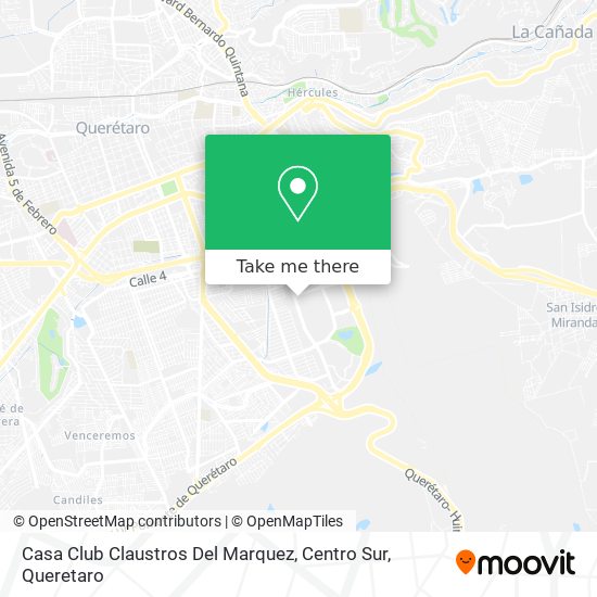 Casa Club Claustros Del Marquez, Centro Sur map