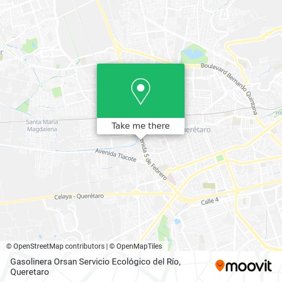 Gasolinera Orsan Servicio Ecológico del Río map