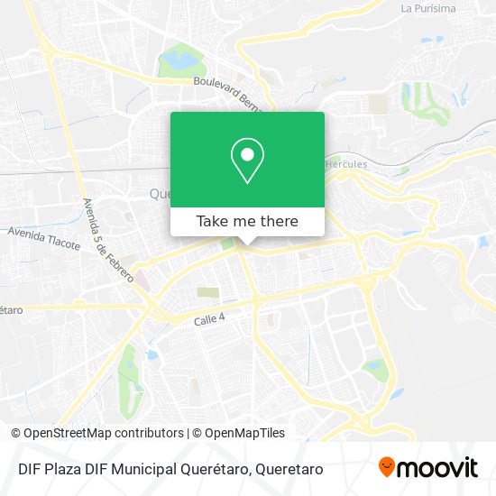 DIF Plaza DIF Municipal Querétaro map