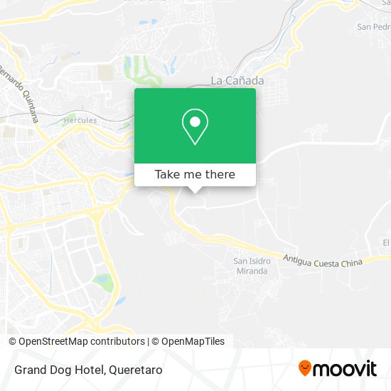 Grand Dog Hotel map