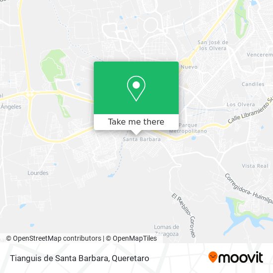 Mapa de Tianguis de Santa Barbara
