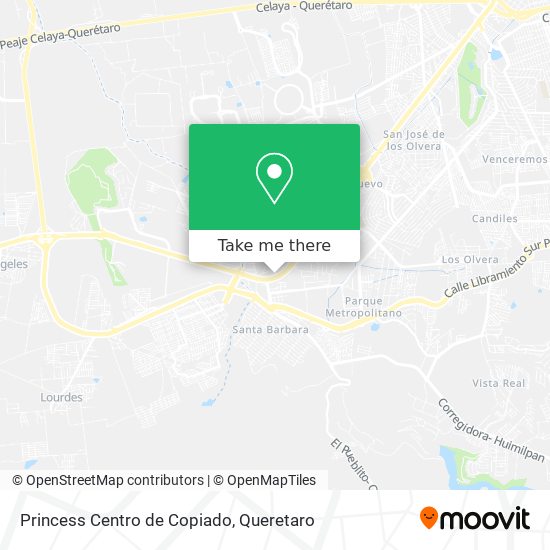 Princess Centro de Copiado map