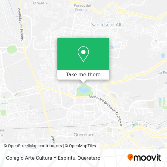 Mapa de Colegio Arte Cultura Y Espiritu
