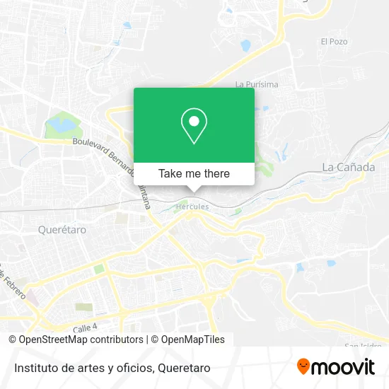 Instituto de artes y oficios map