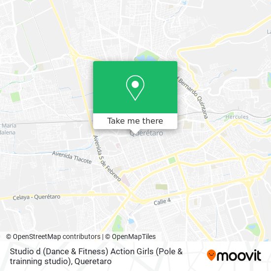 Mapa de Studio d (Dance & Fitness) Action Girls (Pole & trainning studio)