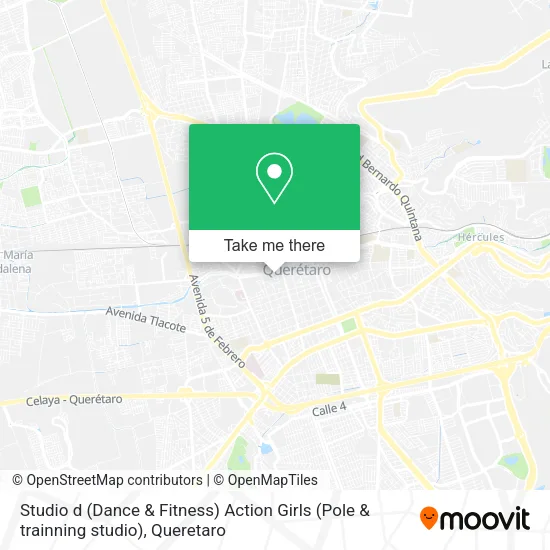Mapa de Studio d (Dance & Fitness) Action Girls (Pole & trainning studio)