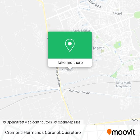 Cremería Hermanos Coronel map