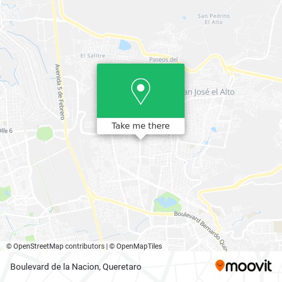 Boulevard de la Nacion map