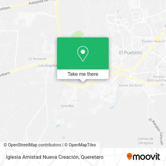 Mapa de Iglesia Amistad Nueva Creación