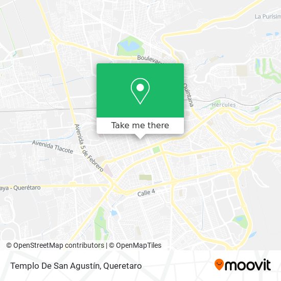 Templo De San Agustín map