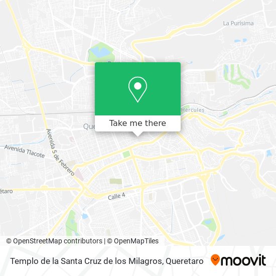 Templo de la Santa Cruz de los Milagros map