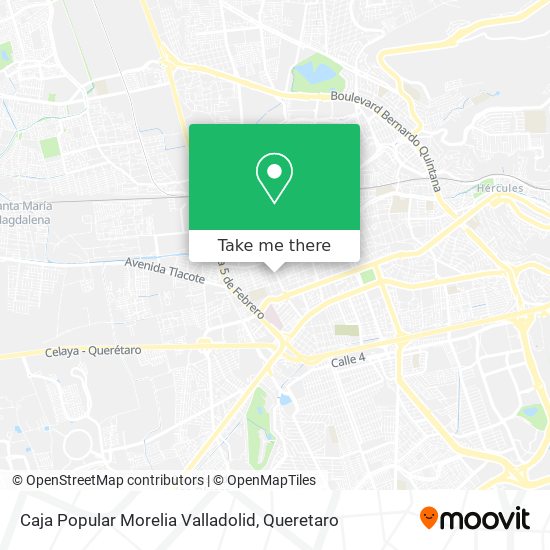 Caja Popular Morelia Valladolid map