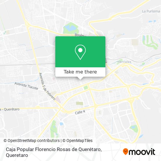 Caja Popular Florencio Rosas de Querétaro map