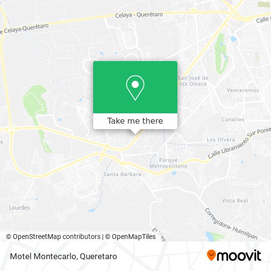 Mapa de Motel Montecarlo