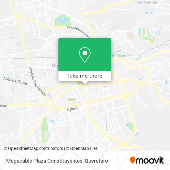 Megacable Plaza Constituyentes map