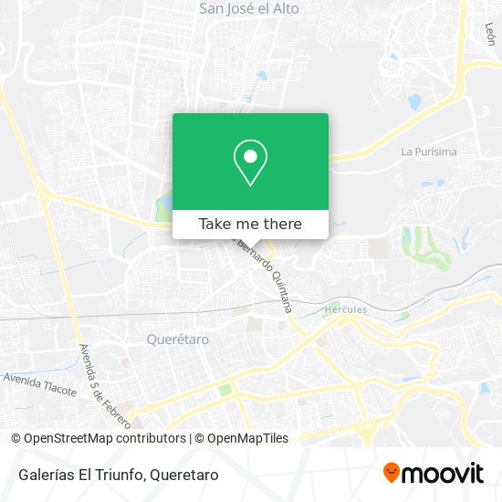 Galerías El Triunfo map