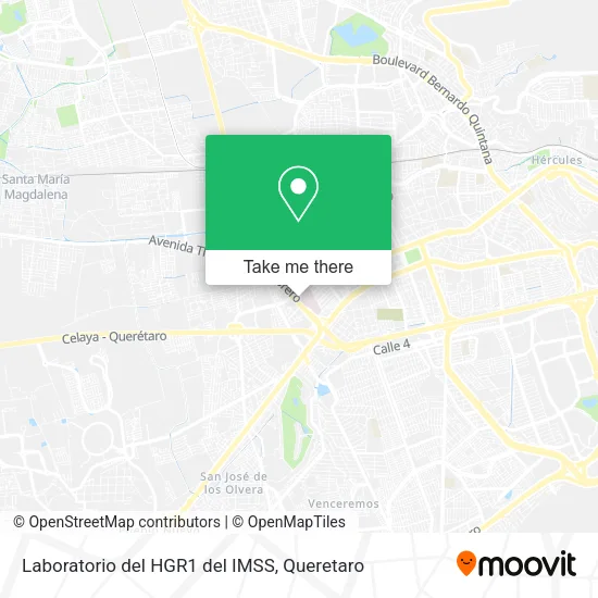 Mapa de Laboratorio del HGR1 del IMSS