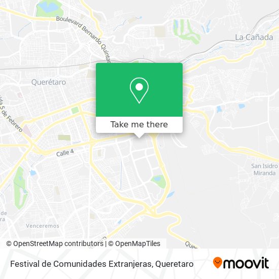 Mapa de Festival de Comunidades Extranjeras