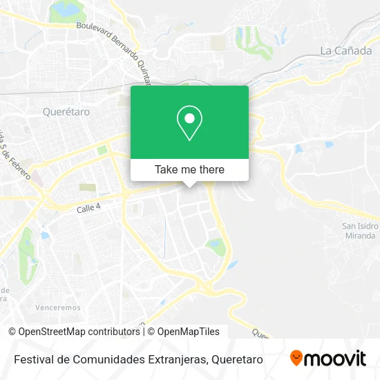 Mapa de Festival de Comunidades Extranjeras