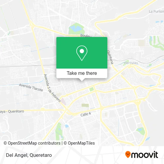 Mapa de Del Angel