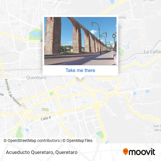 Mapa de Acueducto Queretaro