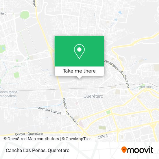 Cancha Las Peñas map
