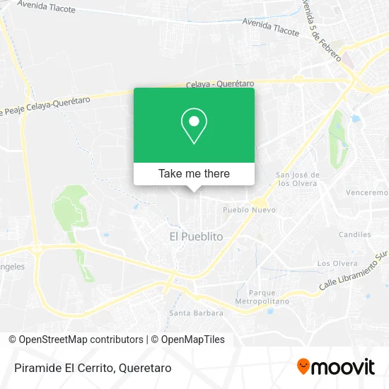 Mapa de Piramide El Cerrito