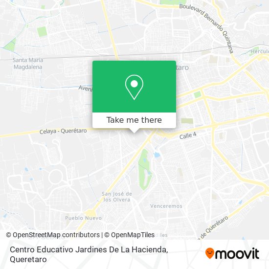 Mapa de Centro Educativo Jardines De La Hacienda