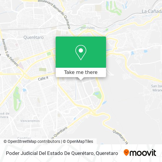 Poder Judicial Del Estado De Querétaro map