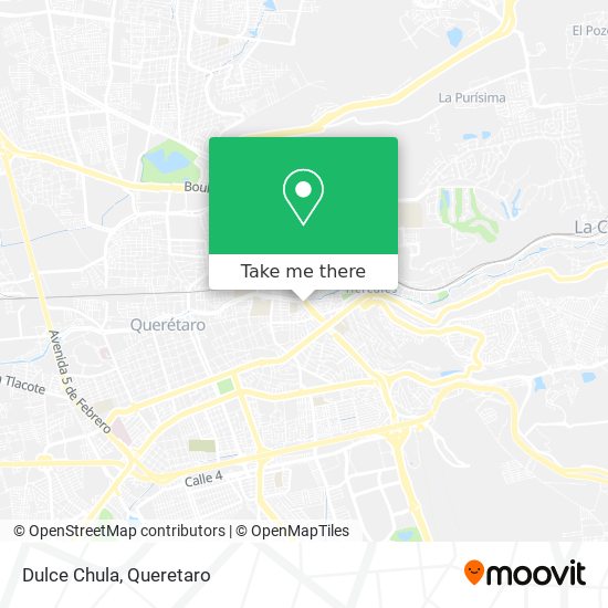 Mapa de Dulce Chula