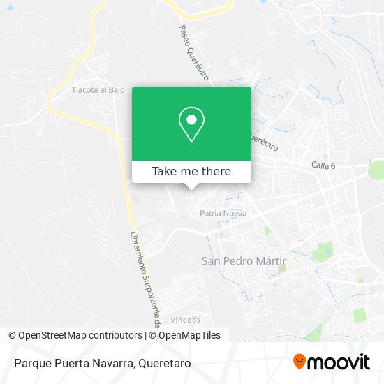 Parque Puerta Navarra map