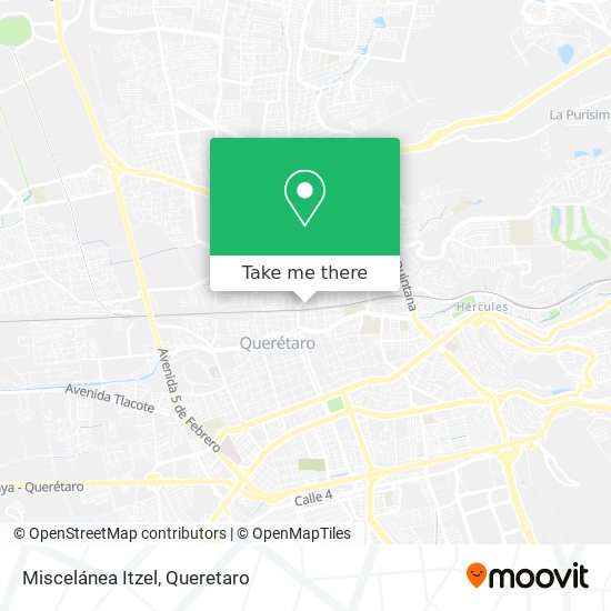 Mapa de Miscelánea Itzel