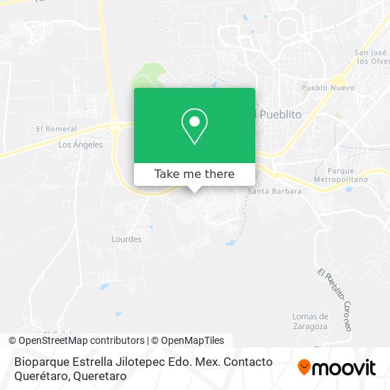 Bioparque Estrella Jilotepec Edo. Mex. Contacto Querétaro map