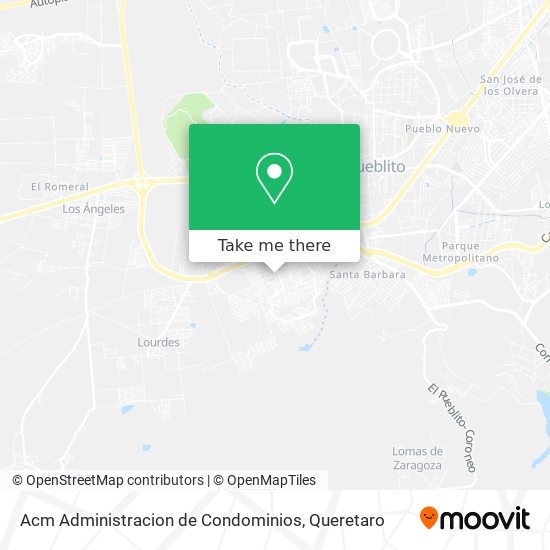 Mapa de Acm Administracion de Condominios